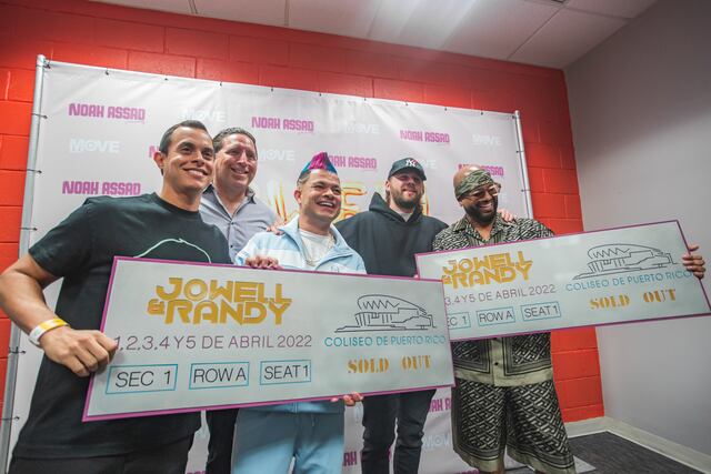 80 mil fanáticos: Jowell y Randy rompen récord de venta con cinco funciones llenas