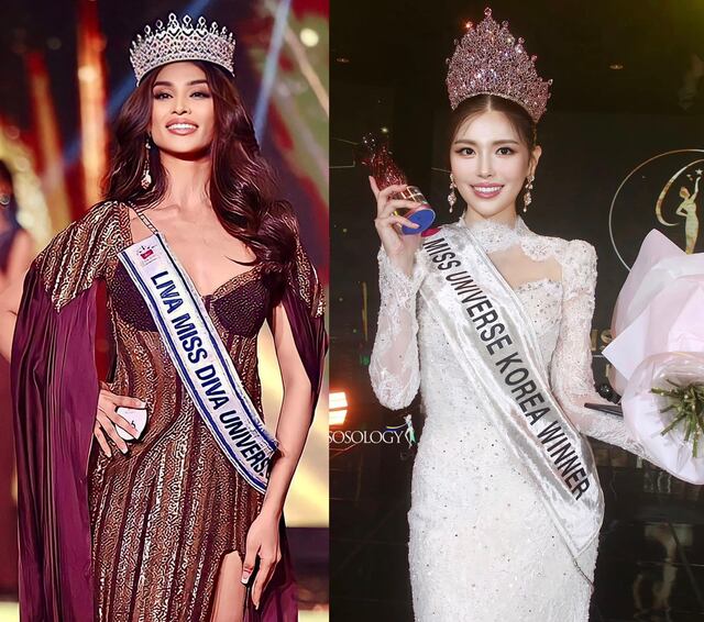 India y Corea coronan a sus candidatas para Miss Universo 2023