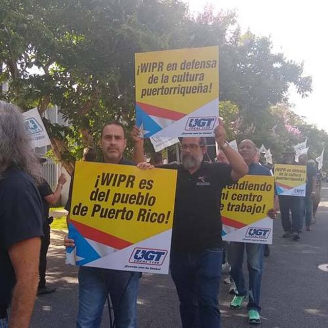 ¡WIPR es del pueblo! ¡WIPR no se vende!