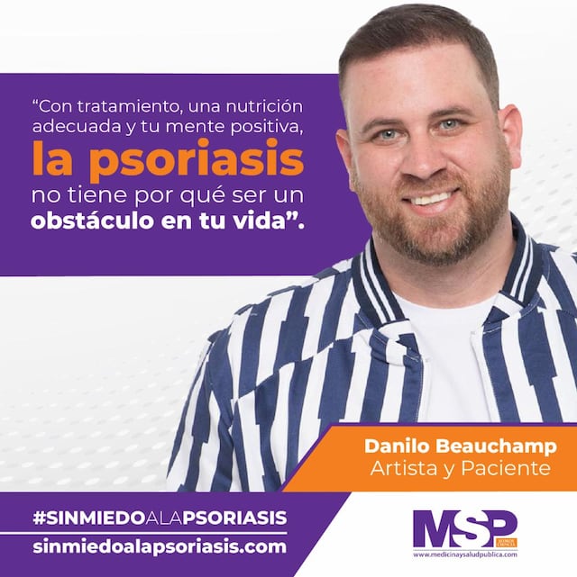 Danilo Beauchamp lidera esfuerzo educativo y de prevención sobre psoriasis
