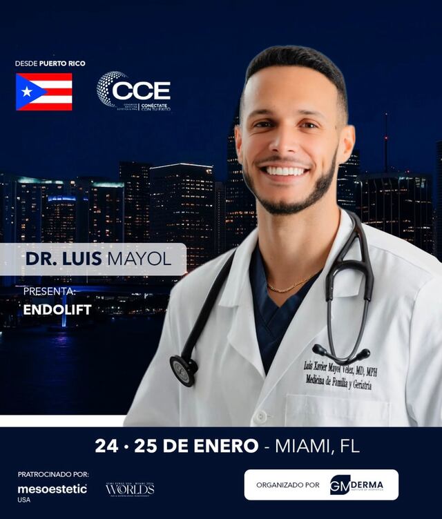 Doctor Luis Xavier Mayol representará a Puerto Rico en prestigioso congreso internacional de medicina estética