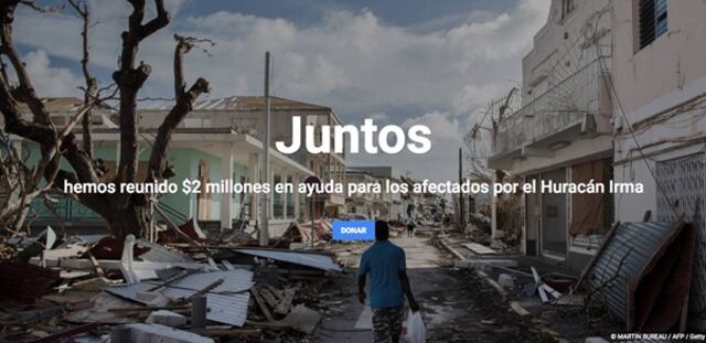 Google recauda dos millones en menos de 24 horas para damnificados