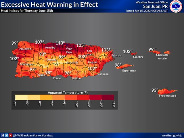 Otra advertencia de calor está vigente para este jueves