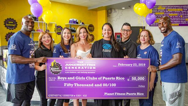 Planet Fitness Puerto Rico entrega donativo al Boys &amp; Girls Club de Puerto Rico