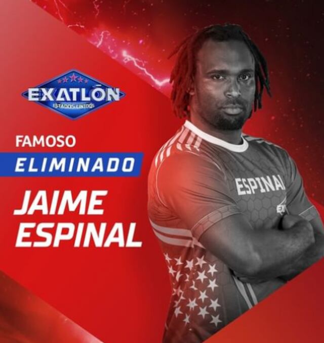 Jaime Espinal queda fuera de “Exatlón Estados Unidos”