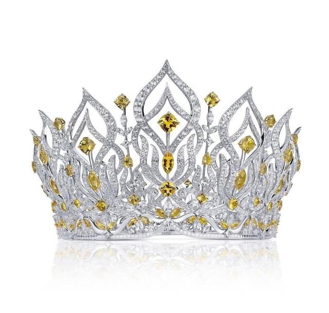 Miss Universo Tailandia estrena lujosa corona rumbo a Miss Universo 2023