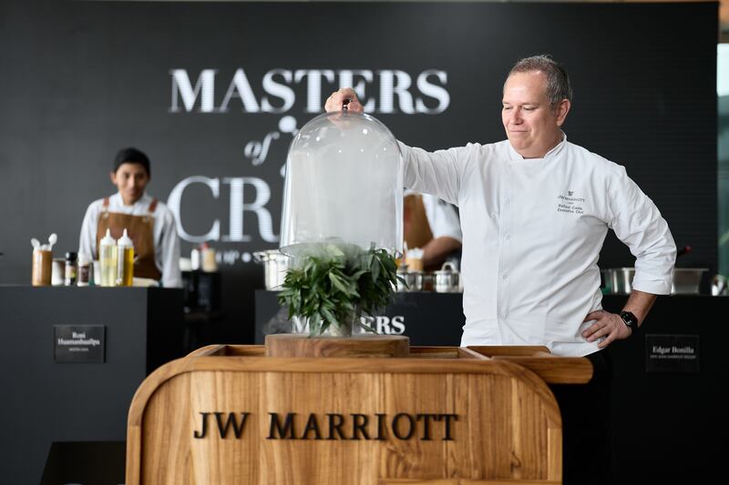 Chef ejecutivo del JW Marriott Lima, Rafael Casín. Masters of the Craft 2025