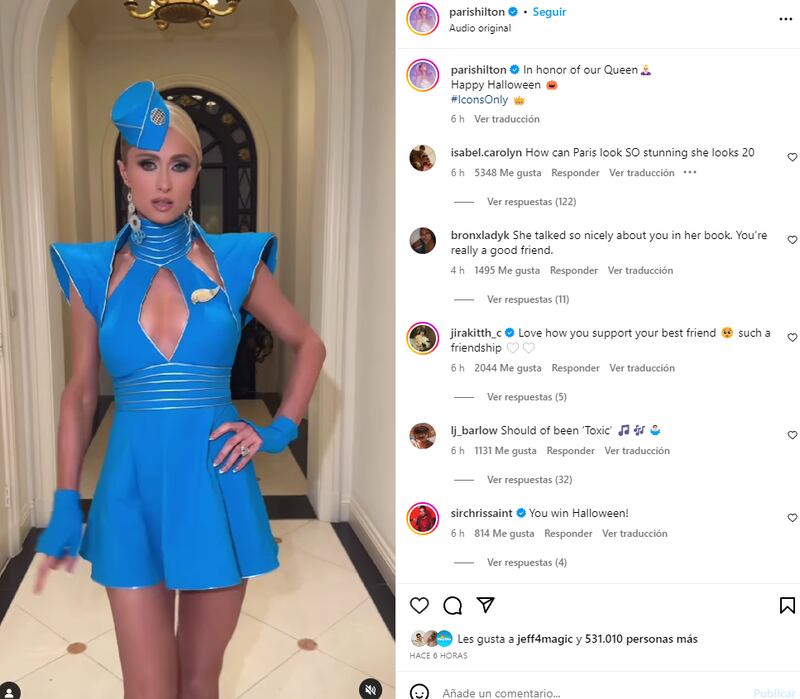 La empresaria recreó el look más icónico