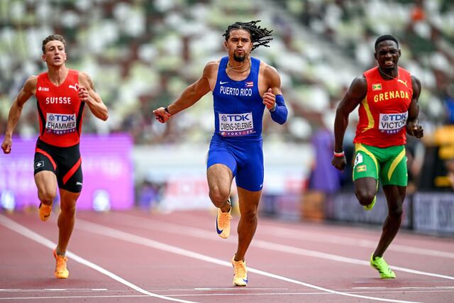 Ayden Owens-Delerme se expresa ante la conquista de su primera medalla para Puerto Rico en el Decatlón Mundial