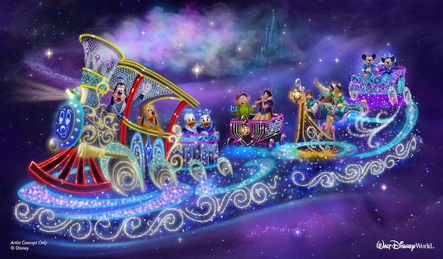 Nuevo desfile nocturno en Disney: “Starlight Dreams: Dream the Night Away” debutará el 20 de julio