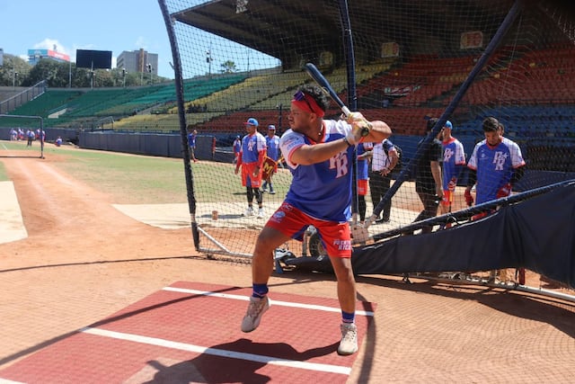 Los Indios realizan su primer entrenamiento en suelo venezolano de cara a la Serie del Caribe 2023