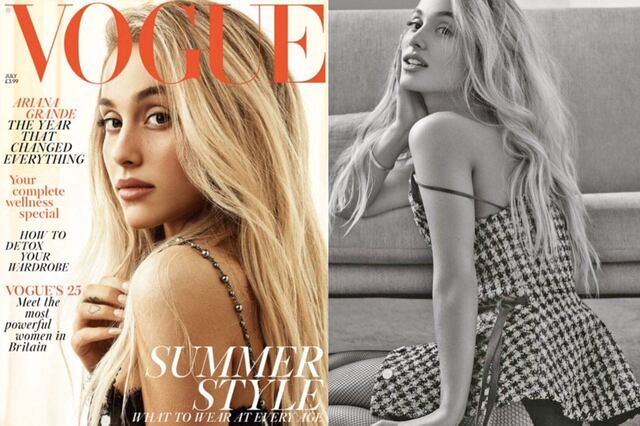 Ariana Grande se suelta el moño y luce irreconocible en nueva portada