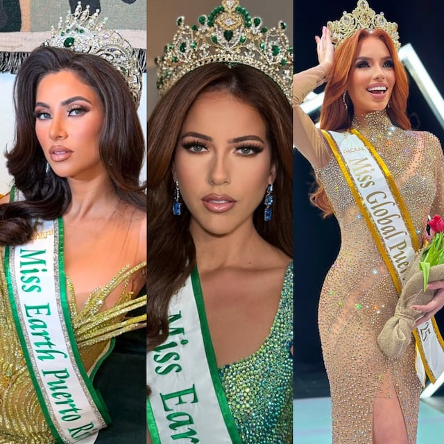 Coronan a tres beldades boricuas para Miss Earth y Miss Global