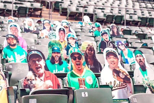 Imágenes de aficionados llenarán gradas de estadios de Grandes Ligas