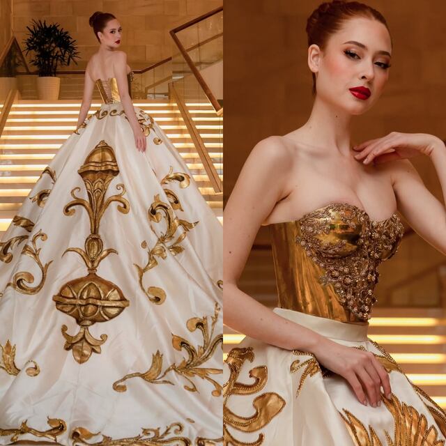 El majestuoso vestido de la boricua Valeria Nicole en Miss Mundo 2025