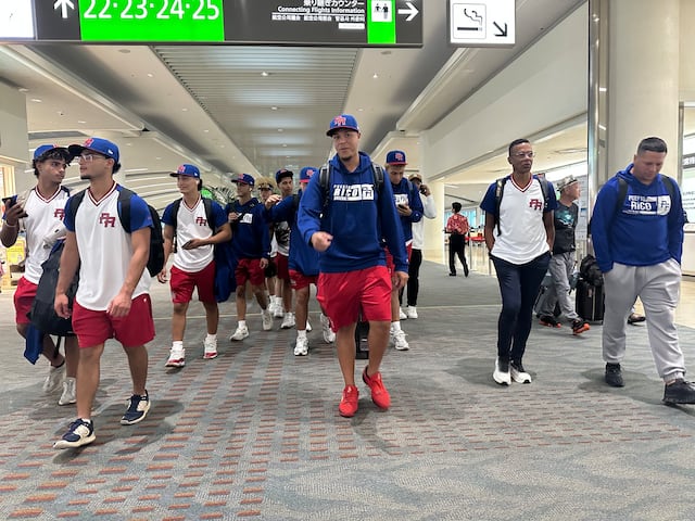 Equipo Nacional Sub 18 llega a Japón para la Copa Mundial de Béisbol