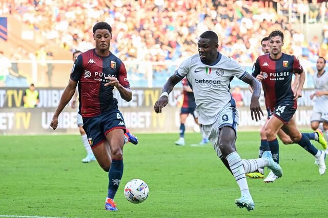 Genoa empata 2-2 con el Inter de Milán en el primer encuentro de la Serie A