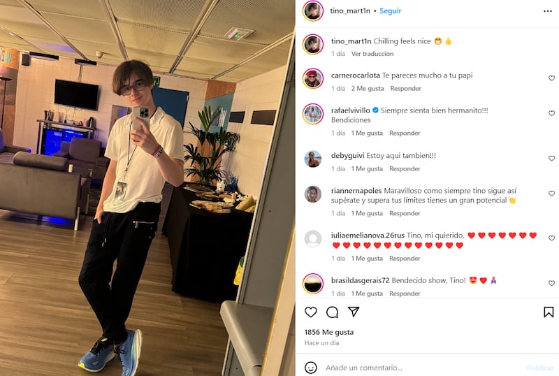 El hijo de Ricky Martin ha sorprendido con su talento