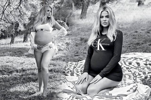¡Impresionante! Así fue la última sesión de Khloé Kardashian estando embarazada