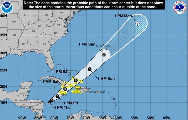 Pronostican formación de tormenta tropical Vince para el viernes