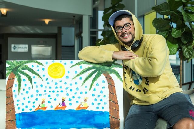 Bad Bunny hace tarjeta de Navidad