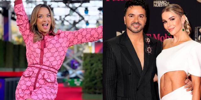 Comparan a Adamari con esposa de Luis Fonsi por ir a evento con vestidos parecidos
