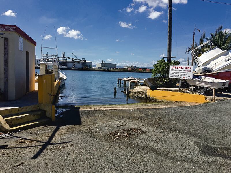 Área en el muelle 10, en San Juan, donde estaba la pescadería La Coal. Foto: Manuel Valdés Pizzini