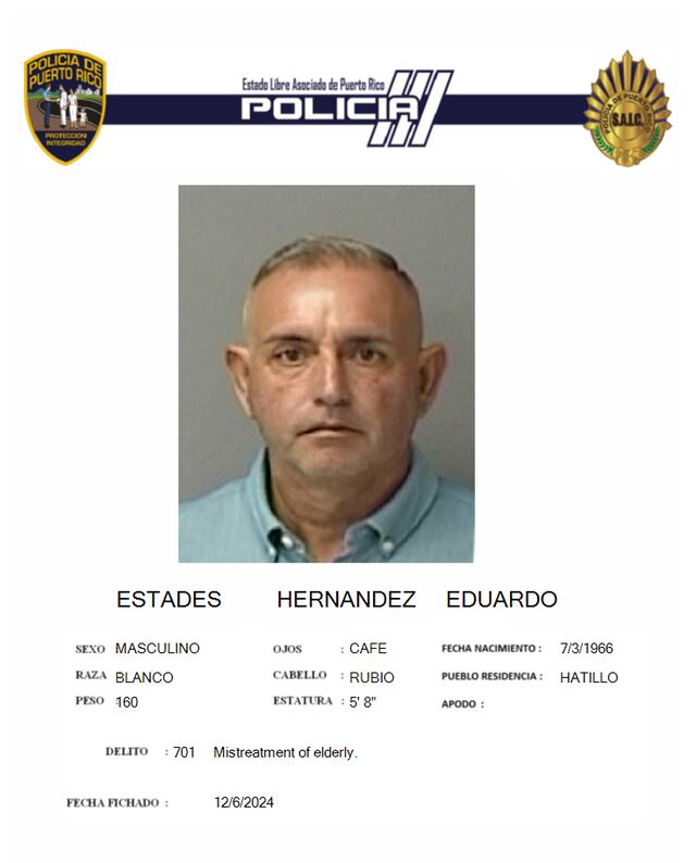 Radican cargos contra hombre por agredir a un familiar de edad avanzada ...