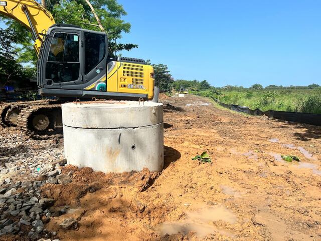 Inspeccionan proyecto de alcantarillado sanitario en Añasco