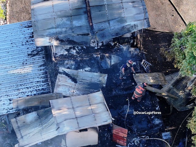 Se incendian dos residencias en Combate, Cabo Rojo