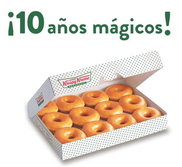 ¡Krispy Kreme 10 años mágicos!