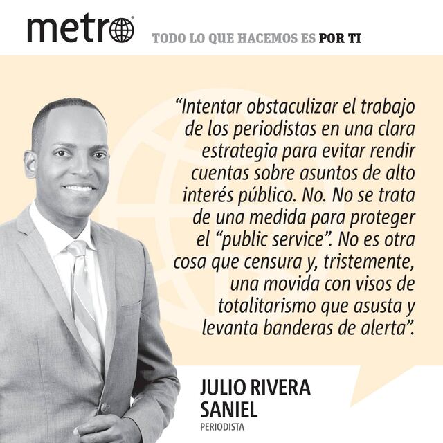 Opinión de Julio Rivera Saniel: ¿Servicio público o propaganda?