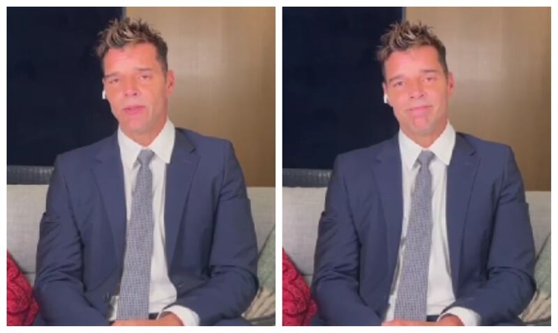 Ricky Martin/ Captura de video