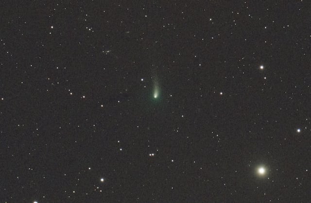 Captan desde Puerto Rico un cometa que viene acercándose a la Tierra