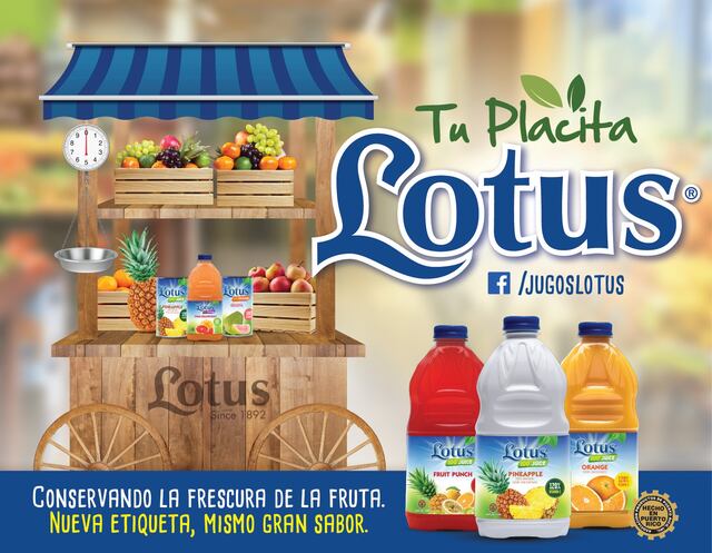 Lotus celebra la frescura de sus jugos con nueva imagen