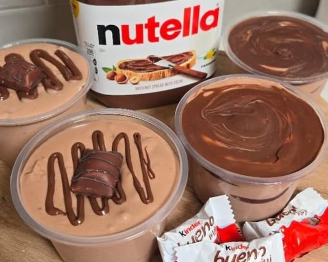 Así puedes hacer en casa el mantecado viral de Nutella