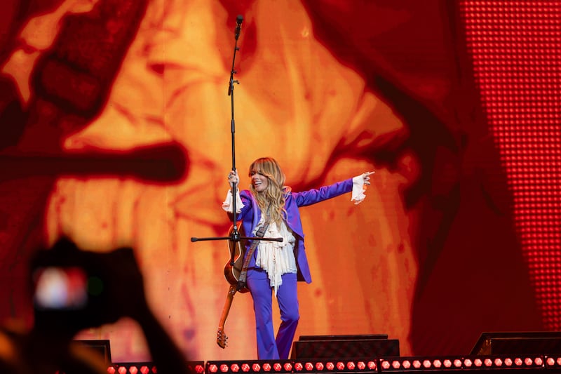 Concierto de Kany García en el Coliseo de Puerto Rico.