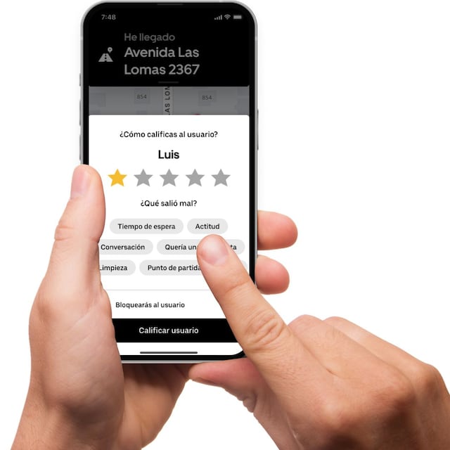 Conductores de Uber podrán bloquear a usuarios