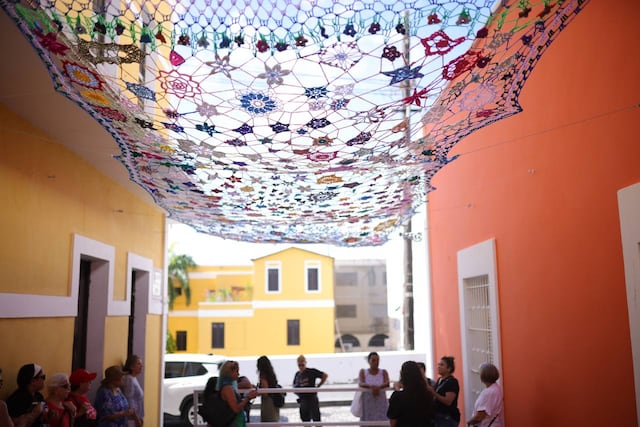 Inauguran “San Juan Tejido” como primera obra del proyecto Arte en los Callejones