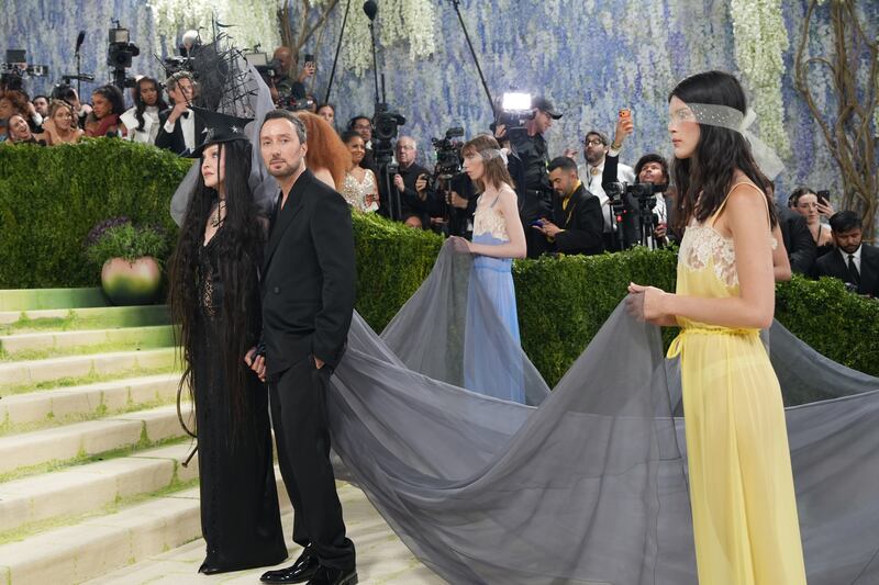 La cantante estadounidense Madonna posa durante la alfombra blanca de la Met Gala, en Nueva York (EE.UU.). EFE/ Octavio Guzmán