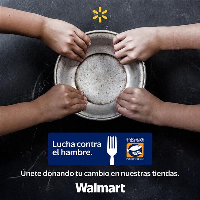 Walmart Puerto Rico activa campaña solidaria para combatir el hambre en la Isla
