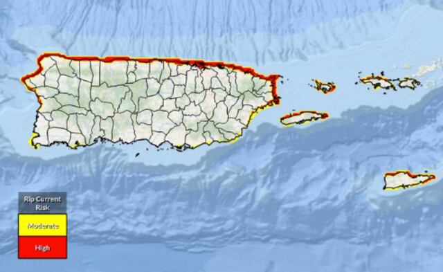 Sigue vigente advertencia de resacas fuertes y riesgo de corrientes marinas para la costa norte