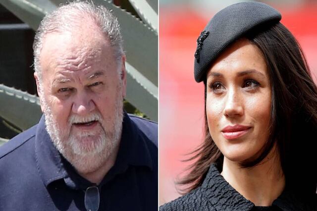 Padre de Meghan Markle dice está siendo tratado con desprecio por la familia real