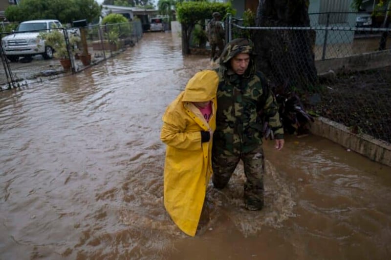 Cientos de personas en el municipio tuvieron que ser desalojadas ante la entrada de agua a sus casas.
Foto por Ricardo Arduengo | Centro de Periodismo Investigativo