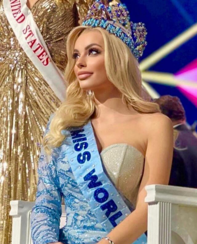 Así fue el momento de coronación de Miss Polonia como Miss Mundo en Puerto Rico