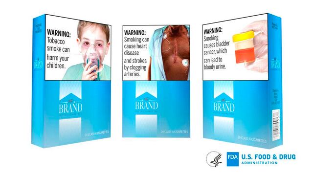Tratan de poner imágenes explícitas en cigarrillos