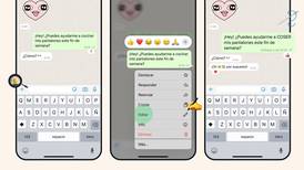 ¡Por fin! WhatsApp permitirá editar los mensajes que envíes 