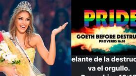 Ex Miss Universo es tildada de homofóbica por fuerte mensaje contra la comunidad LGBTQ+: es una abominación