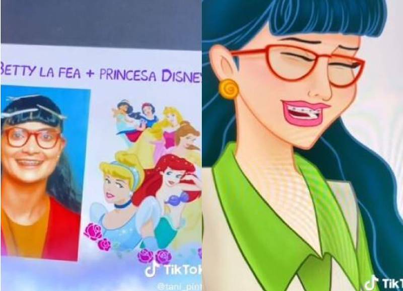 'Betty la fea' como princesa de Disney
