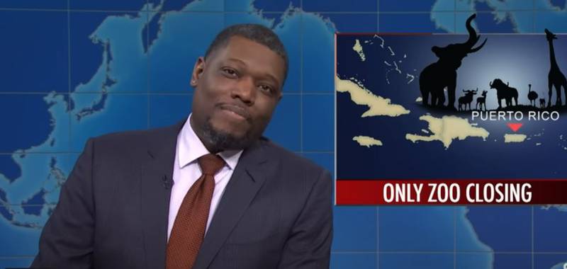 Comediante de Saturday Night Live hace chiste sobre cierre del zoológico de Mayagüez